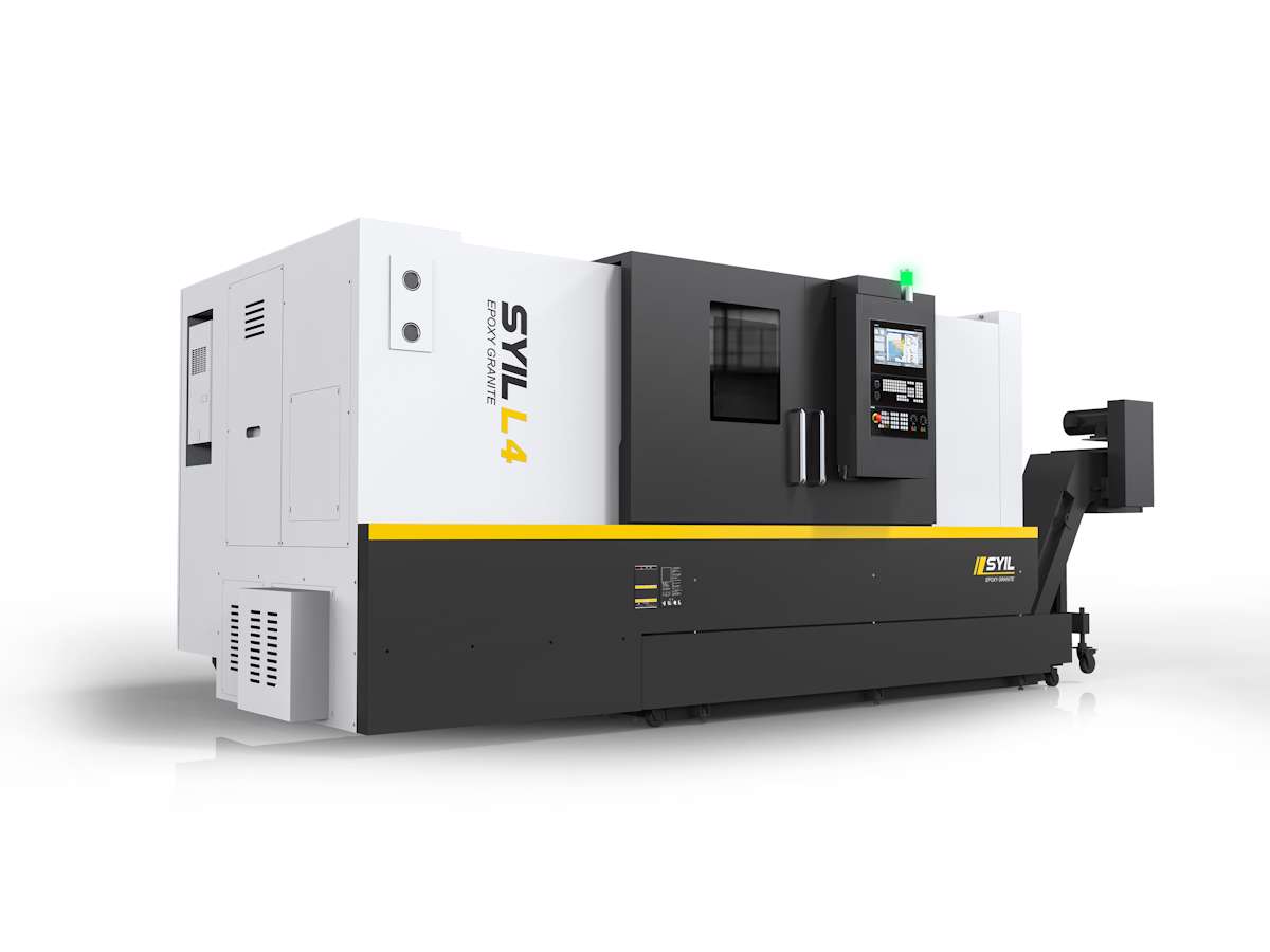 SYIL L4 10" Siemens 828D 2-Axis CNC Turning Centre - Slant Bed (14204)